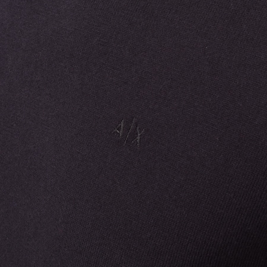 Alternative Image for ProductArmani Exchange Crew Neck Knit Jumper Navy3